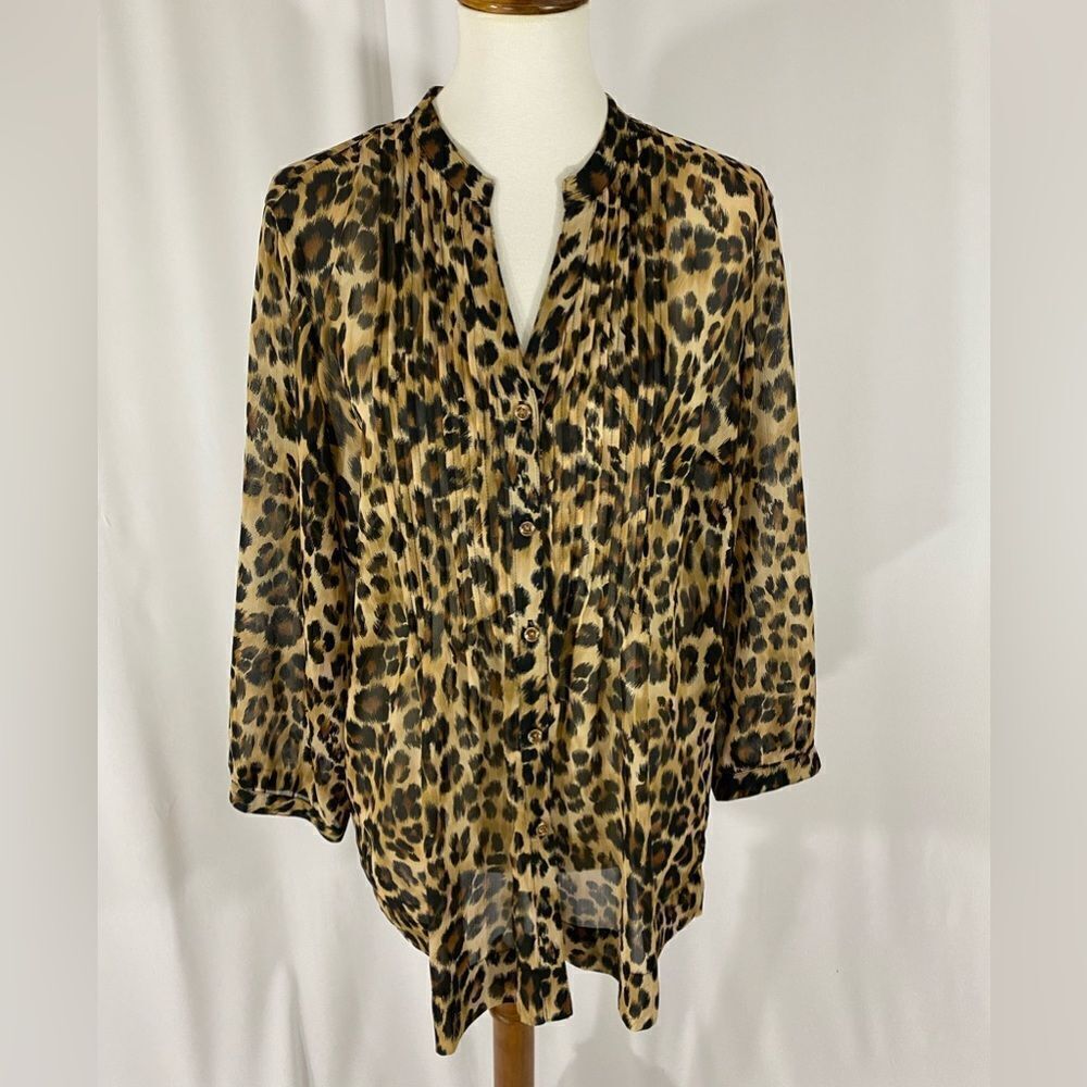 Charter Club On Trend Leopard Print Tunic